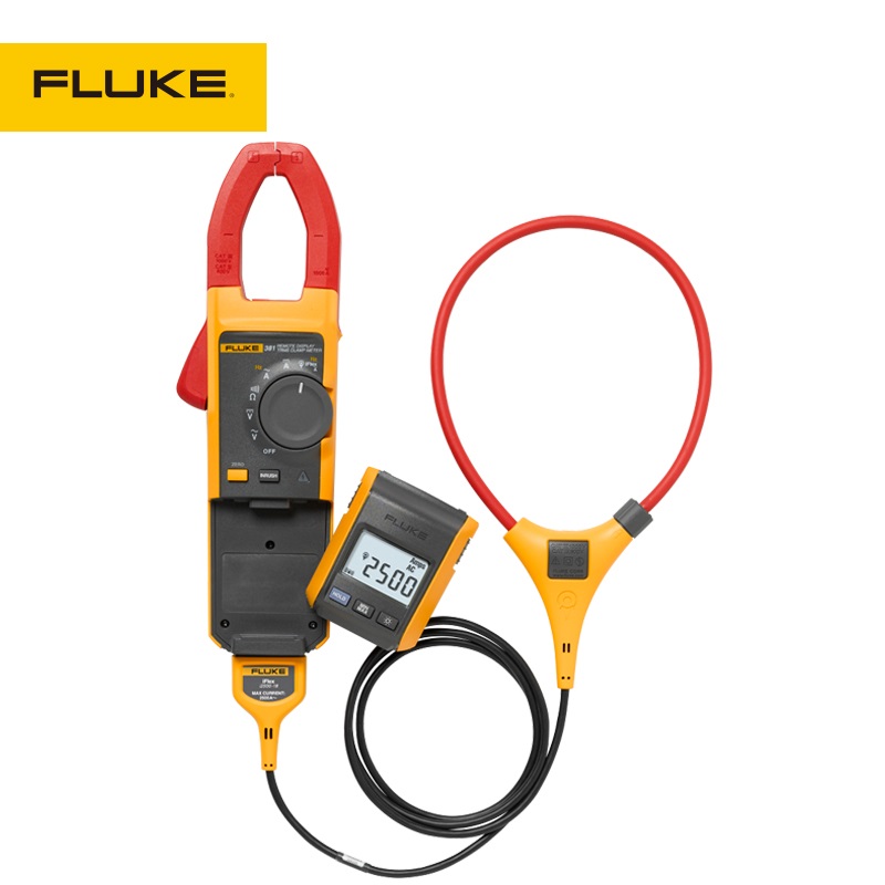 福祿克 Fluke 381 遠(yuǎn)程顯示直均方根交流/直流鉗形表 ，采用 iFlex?